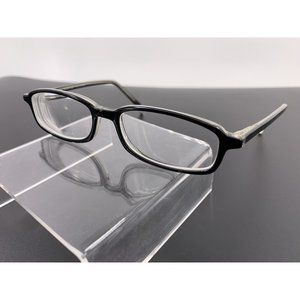 Fregossi 341 Eyeglasses Frames Black Crystal 46-16-140 (AB18)